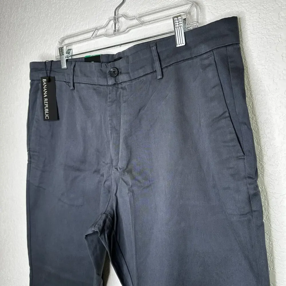 Banana Republic Men's Chino Pant Gray 38x30 NWT